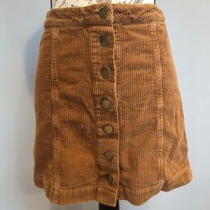 Corduroy skirt